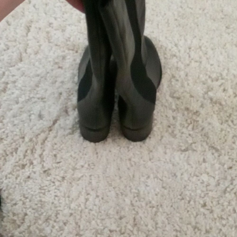 Eileen Fisher Vero Cudio Destry leather & recycled stretch knit boot size 5 NWT - Picture 7 of 7